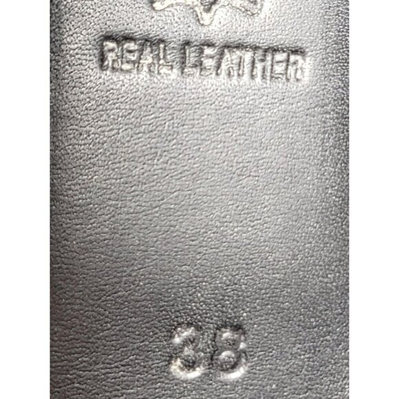 Ecco Women's Black Snake Suede Leather Slip-On Loafers Size 38 Us 7 - Picture 10 of 10